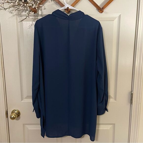 2pc Bundle V-Neck Long Sleeve Tunic Top  Rayon size 1X oversized - Picture 11 of 12